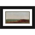 thumbnail image 1 of John Frederick Kensett 24x14 Black Ornate Framed Double Matted Museum Art Print Titled: The Sea (1872), 1 of 5