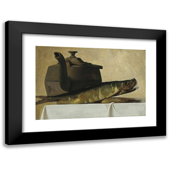 John Frederick Peto 18x13 Black Modern Framed Museum Art Print Titled - An English Breakfast (C. 1890s)