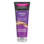 John Frieda Anti Frizz Shampoo for Damaged and Frizzy Hair, Paraben and Phthalate Free, 10.1 oz