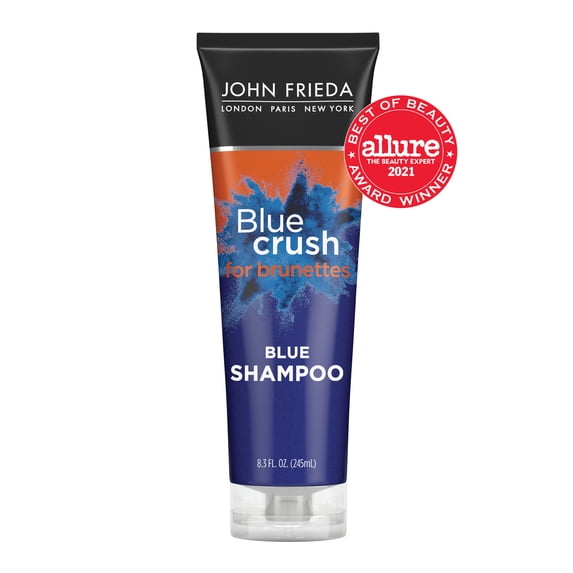 John Frieda Blue Crush Brunette Shampoo, for Color Treated & Natural Hair, 8.3 oz, 3 Pack
