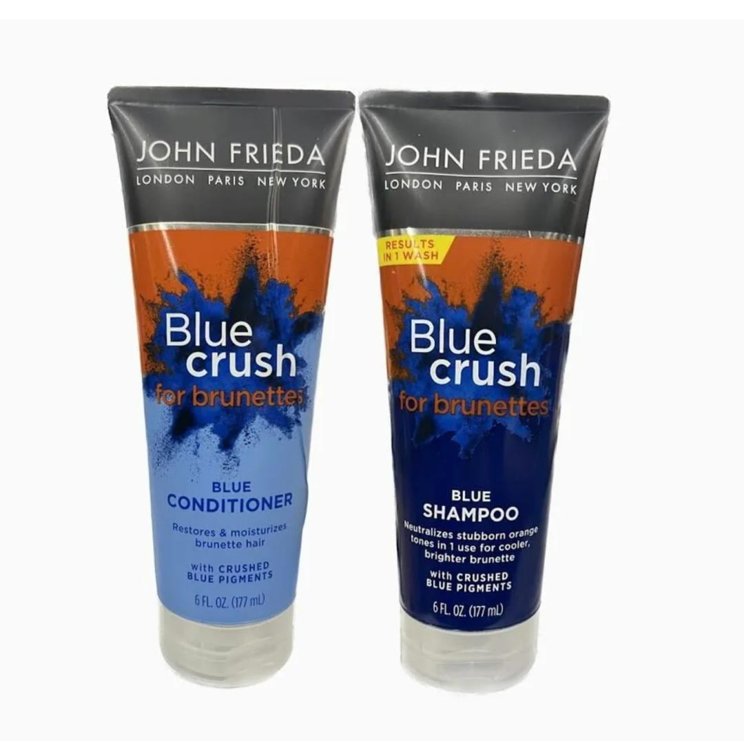 John Frieda Blue crush for set 6oz, Blue shampoo 6oz and Blue
