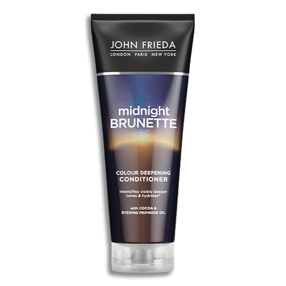 John Frieda Midnight Brunette Visibly Deeper Color Deepening Conditioner, 8.3 oz