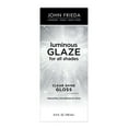 thumbnail image 1 of John Frieda Clear Hair Shine Gloss Treatment, Luminous Glaze, Rich Color, without Frizz, for Men and Women, 6.5 oz ( 3 Pack ), 1 of 5