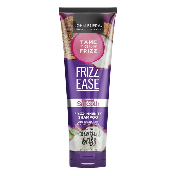 John Frieda Frizz Ease Beyond Smooth Shampoo, Frizz Immunity, for Dry, Damaged, Frizzy Hair, 8.45 oz