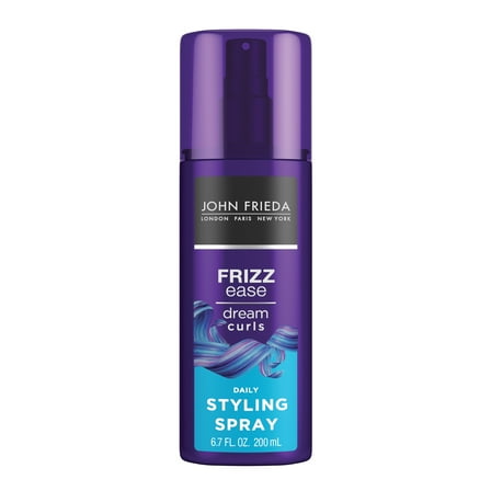 John Frieda Frizz Ease Dream Curls Styling Spray, Smooth Frizzy Hairspray, 6.7 oz
