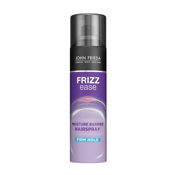 John Frieda Frizz Ease Moisture Barrier Firm Hold Styling Hairspray, Anti Frizz Control, 12 oz