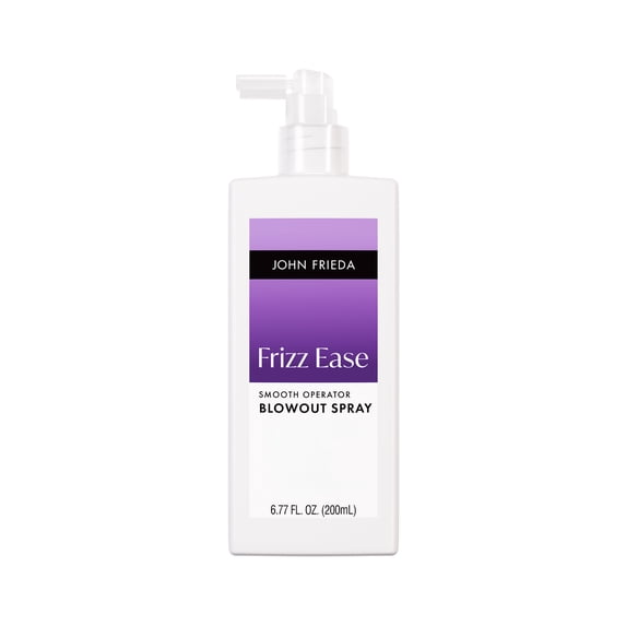 John Frieda Frizz Ease Smooth Operator Blowout Spray, Heat Protectant Anti-Frizz Spray, 6.77 fl oz