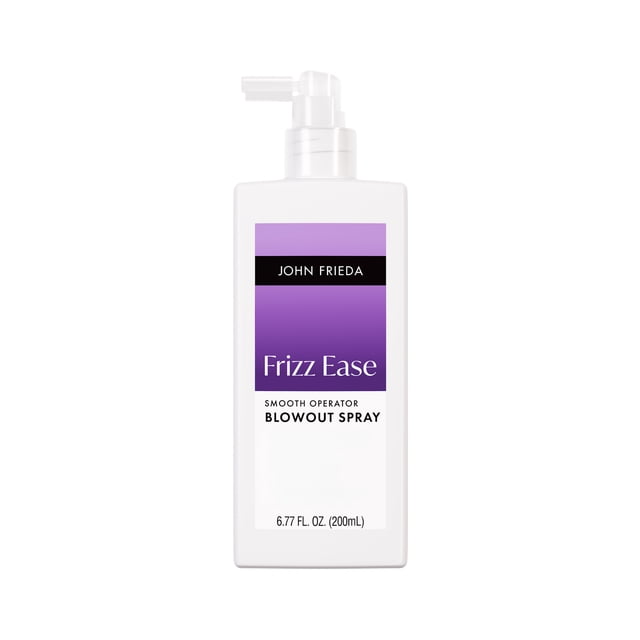 John Frieda Frizz Ease Smooth Operator Blowout Spray, Heat Protectant Anti-Frizz Spray, 6.77 fl oz