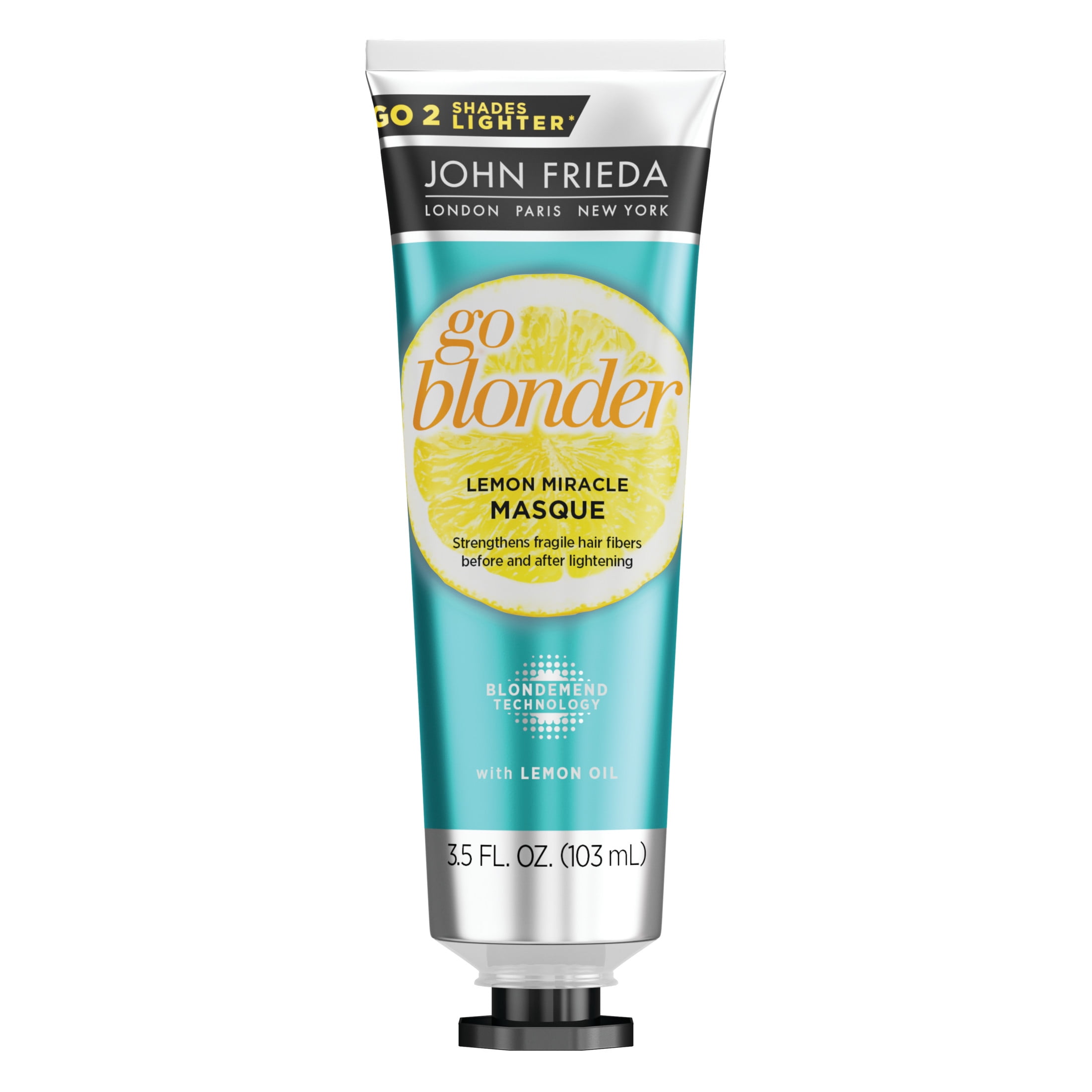 John Frieda Go Blonder Lemon Miracle Masque for Lightened Hair, 3.5 fl oz