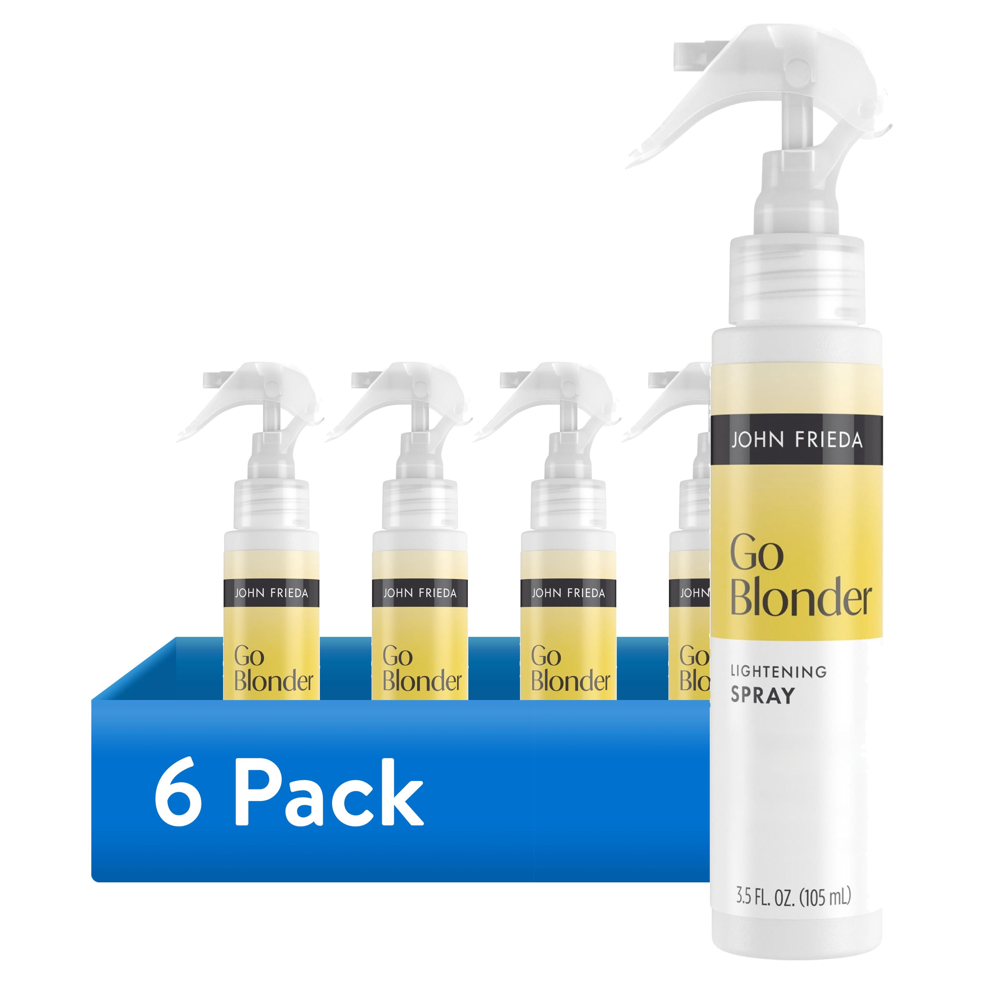(6 pack) John Frieda Go Blonder Lightening Spray, Hair Lightening Spray for Blonde Hair, 3.5 fl oz