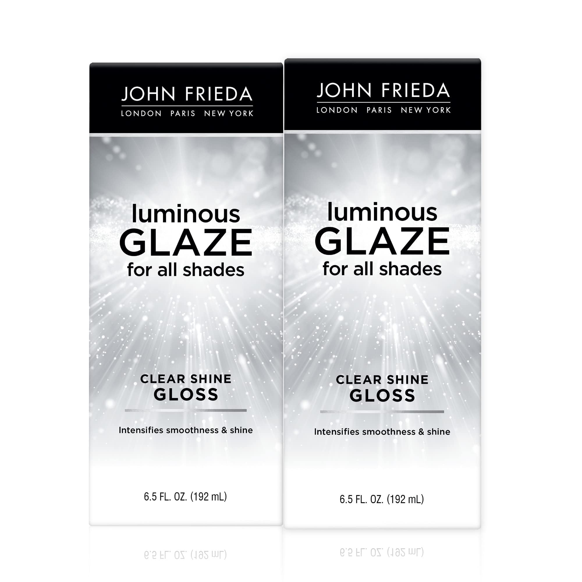 John Frieda Luminous Glaze Clear Shine Hair Gloss, AntiFade, Color
