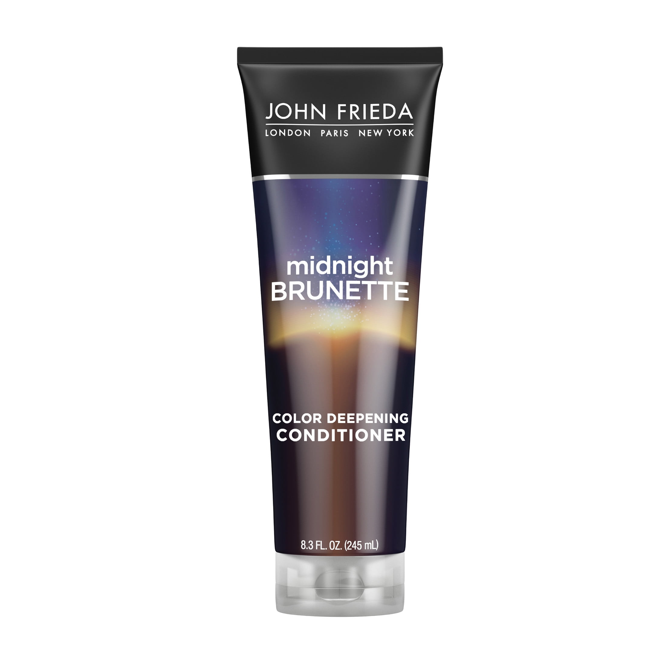 John Frieda Midnight Brunette Visibly Deeper Color Deepening Conditioner, Brunette Hair, 8.3 oz