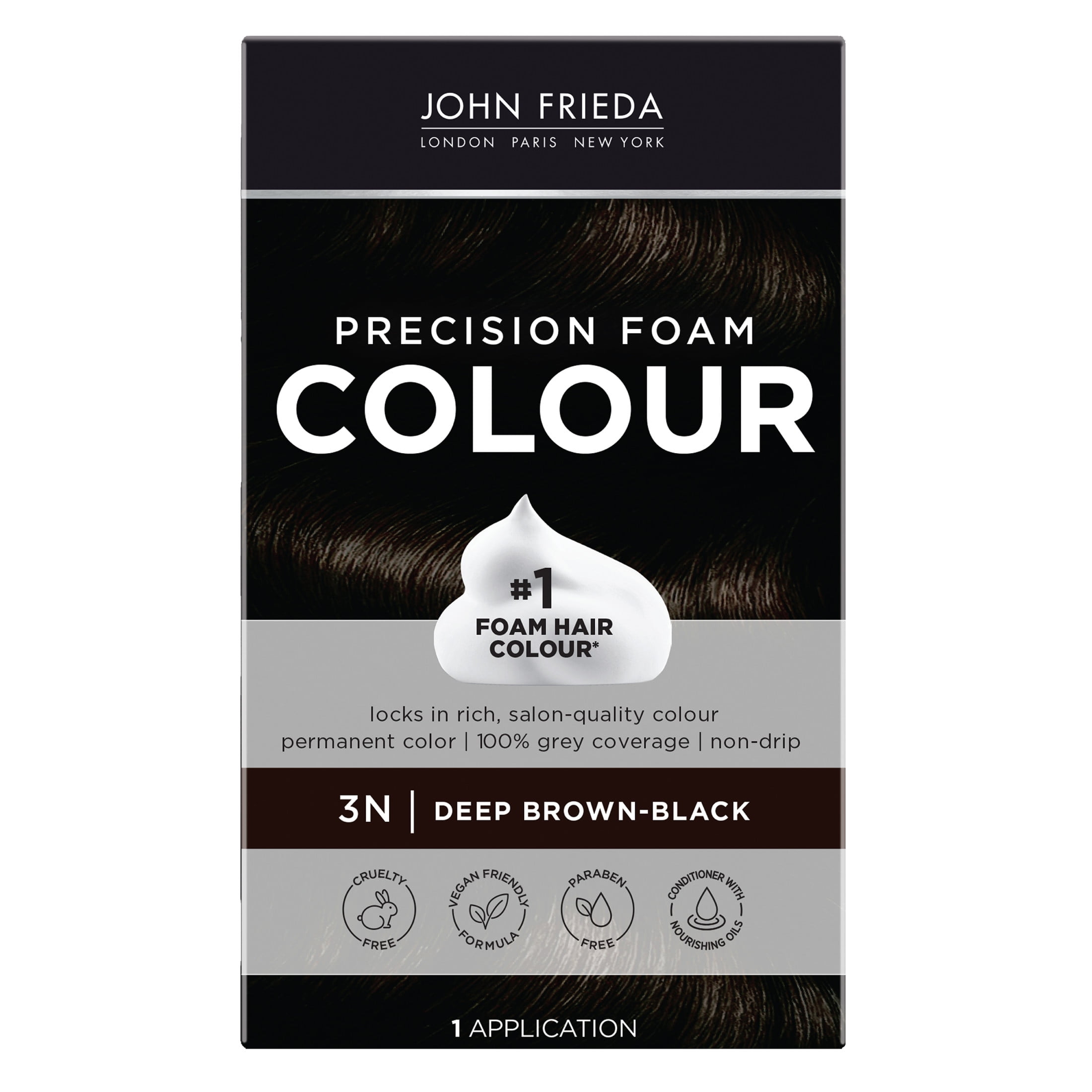 Precision Foam Colour - Deep Cherry Brown 3VR 1 application product package