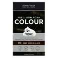 thumbnail image 1 of John Frieda Precision Foam Brown Black Permanent Hair Dye Color Kit, 3N Deep Brown Black, 1 Application, 1 of 10