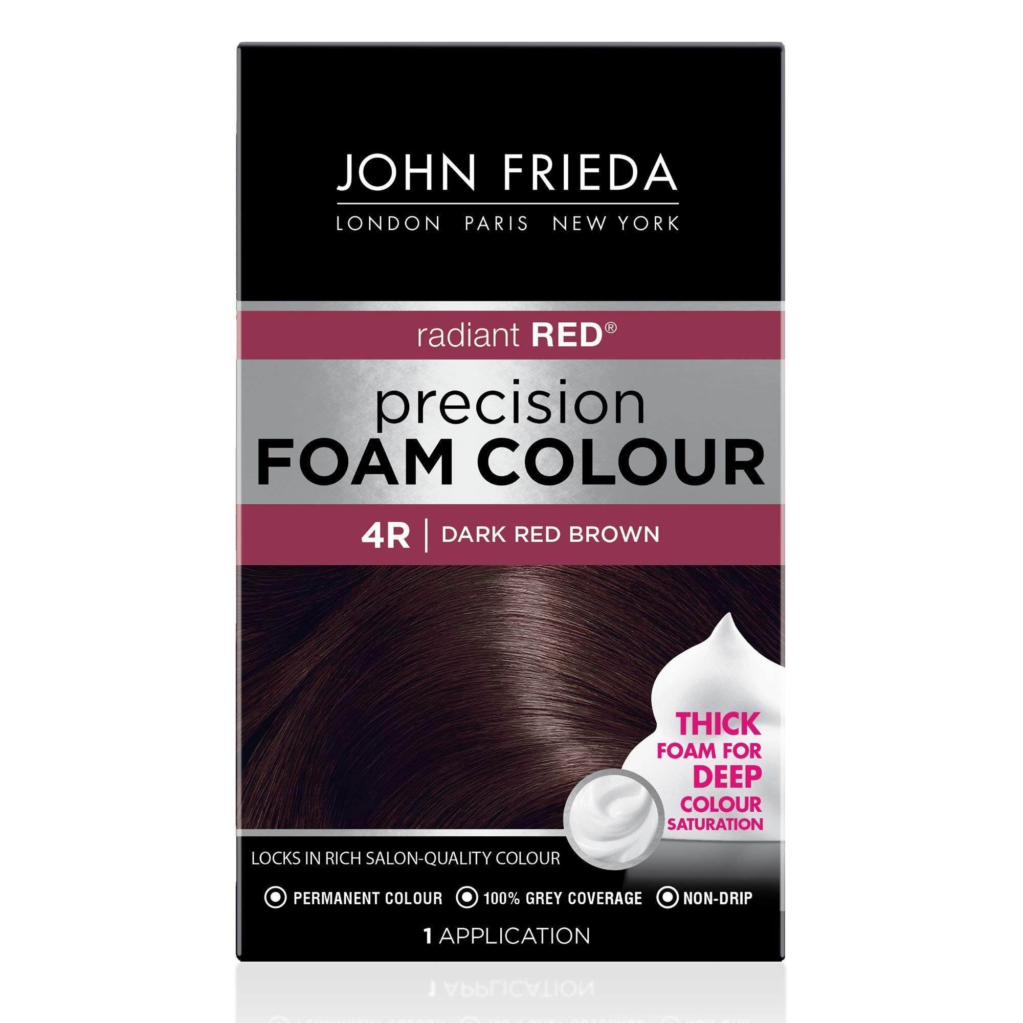 Precision Foam Colour - Dark Red Brown 4R 1 application product package