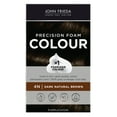 thumbnail image 1 of John Frieda Precision Foam Permanent Brown Hair Dye Color Kit, 4N Dark Natural Brown, 1 Application, 1 of 10