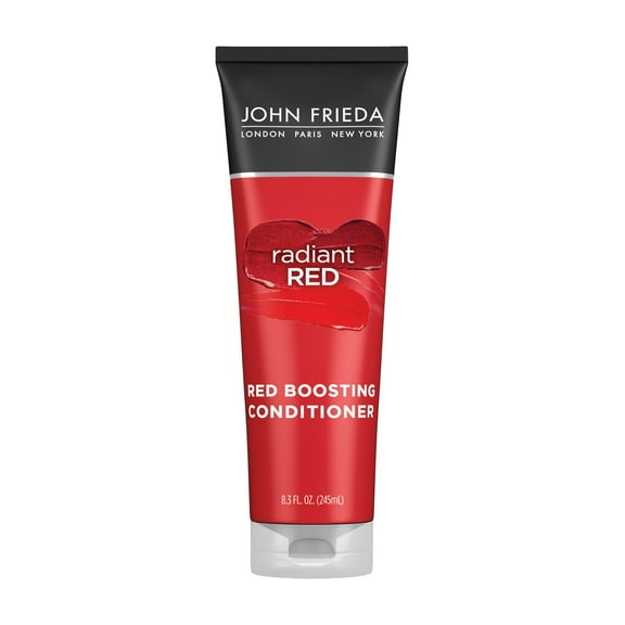 John Frieda Radiant Red Hair Conditioner, Helps Replenish Red Hair Tones, with Vitamin E, 8.3 oz