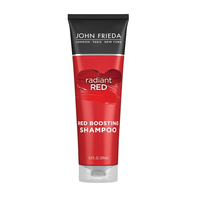 John Frieda Radiant Red Red Boosting Daily Shampoo, Color-Enhancing Shampoo for Red Hair, 8.3 fl oz