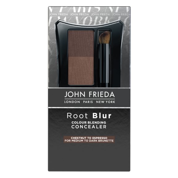John Frieda Root Blur, Root Concealer Powder for Brunettes, Chestnut to Espresso