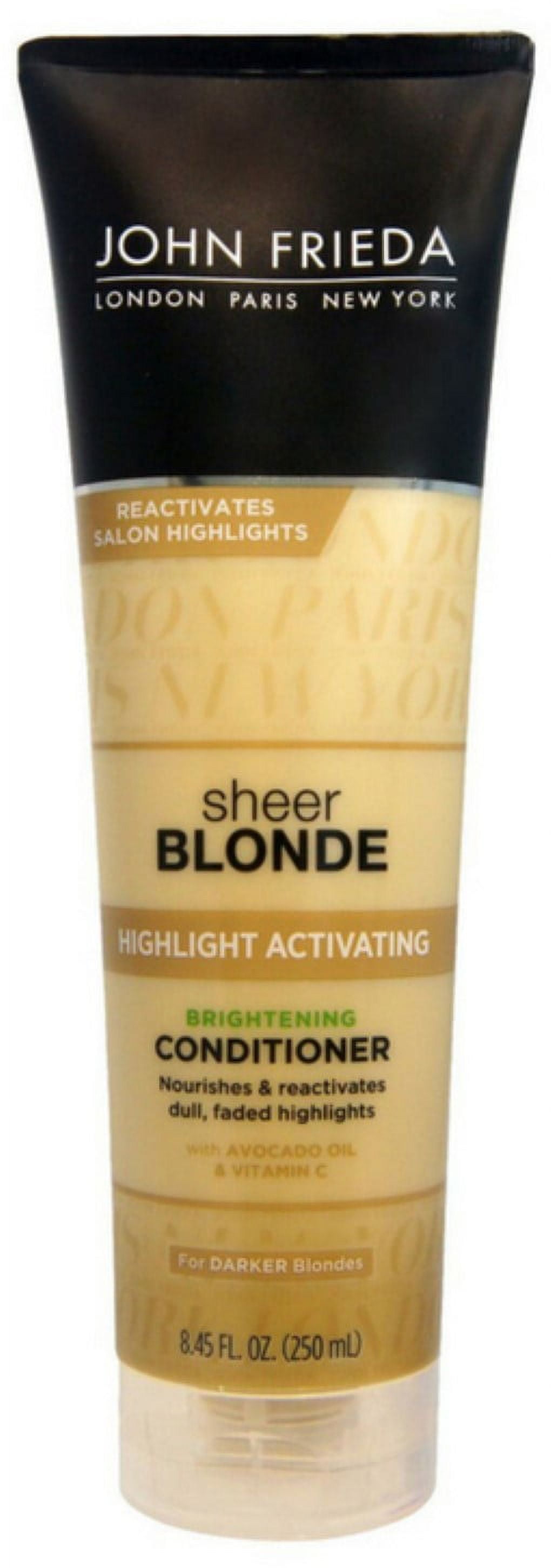 John Frieda Sheer Blonde Brightening Conditioner for Darker Blondes 8.45 oz (Pack of 4)