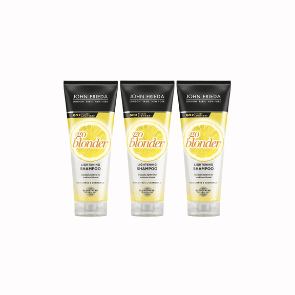 John Frieda Sheer Blonde Go Blonder Shampoo 250 ml 3 Pack