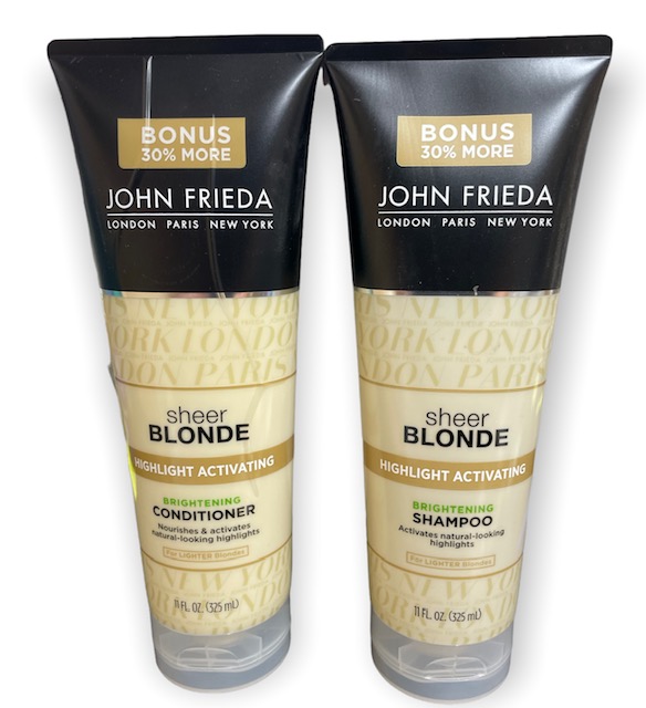 John Frieda Sheer Blonde Highlight Activating Enhancing, DUO set Shampoo + Conditioner (for