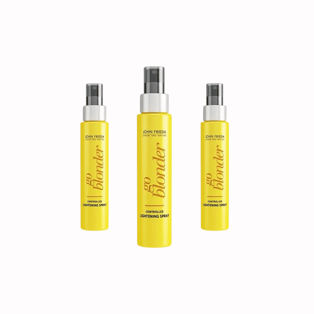 John Frieda Sheer Blonde Lightening Spray for Blonde Hair 100 ml 3 Pack
