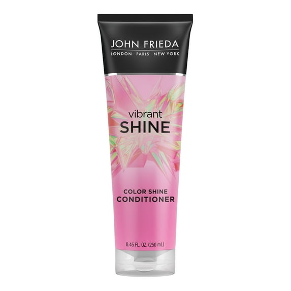 John Frieda Vibrant Shine Conditioner Sulfate-Free Rosehip Oil, 8.45 Ounce