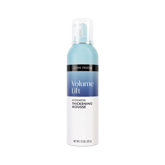 John Frieda Volume Lift Kickstarter Thickening Mousse, Volumizing Mousse For Fine Hair, 7.5 oz