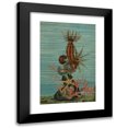 thumbnail image 1 of John George Wood 13x18 Black Modern Framed Museum Art Print Titled - Holothurians, and Sea Star. (1898), 1 of 5
