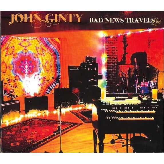 John Ginty - Bad News Travels Live - Music & Performance - CD