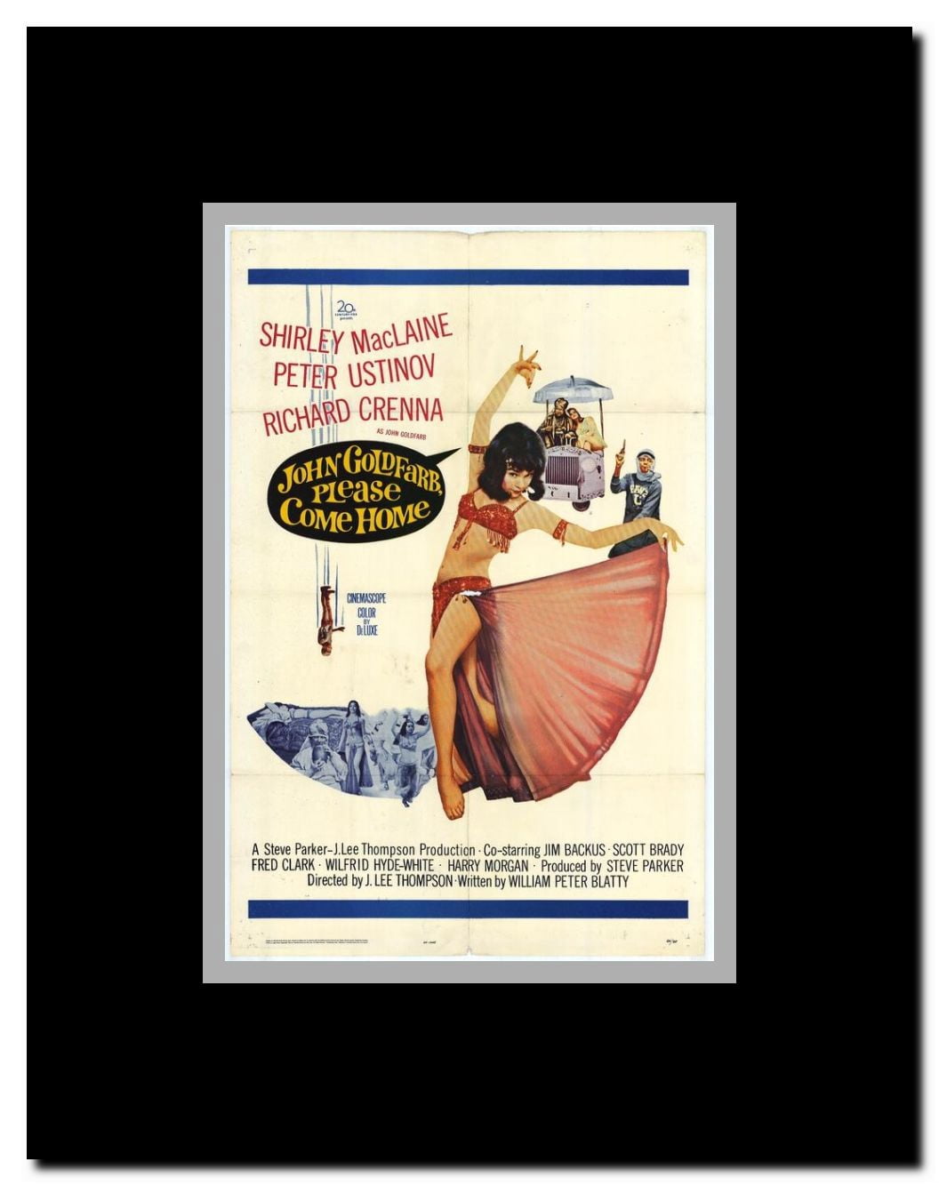 John Goldfarb Please Come Home Framed Movie Poster