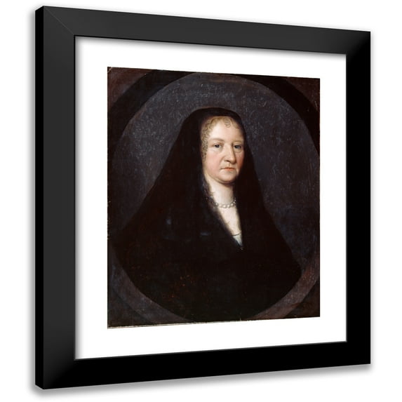 John Greenhill 15x18 Black Modern Framed Museum Art Print Titled - Mrs Jane Cartwright