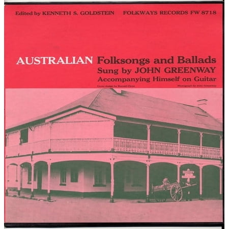 John Greenway - Australian Folksongs and Ballads - World / Reggae - CD
