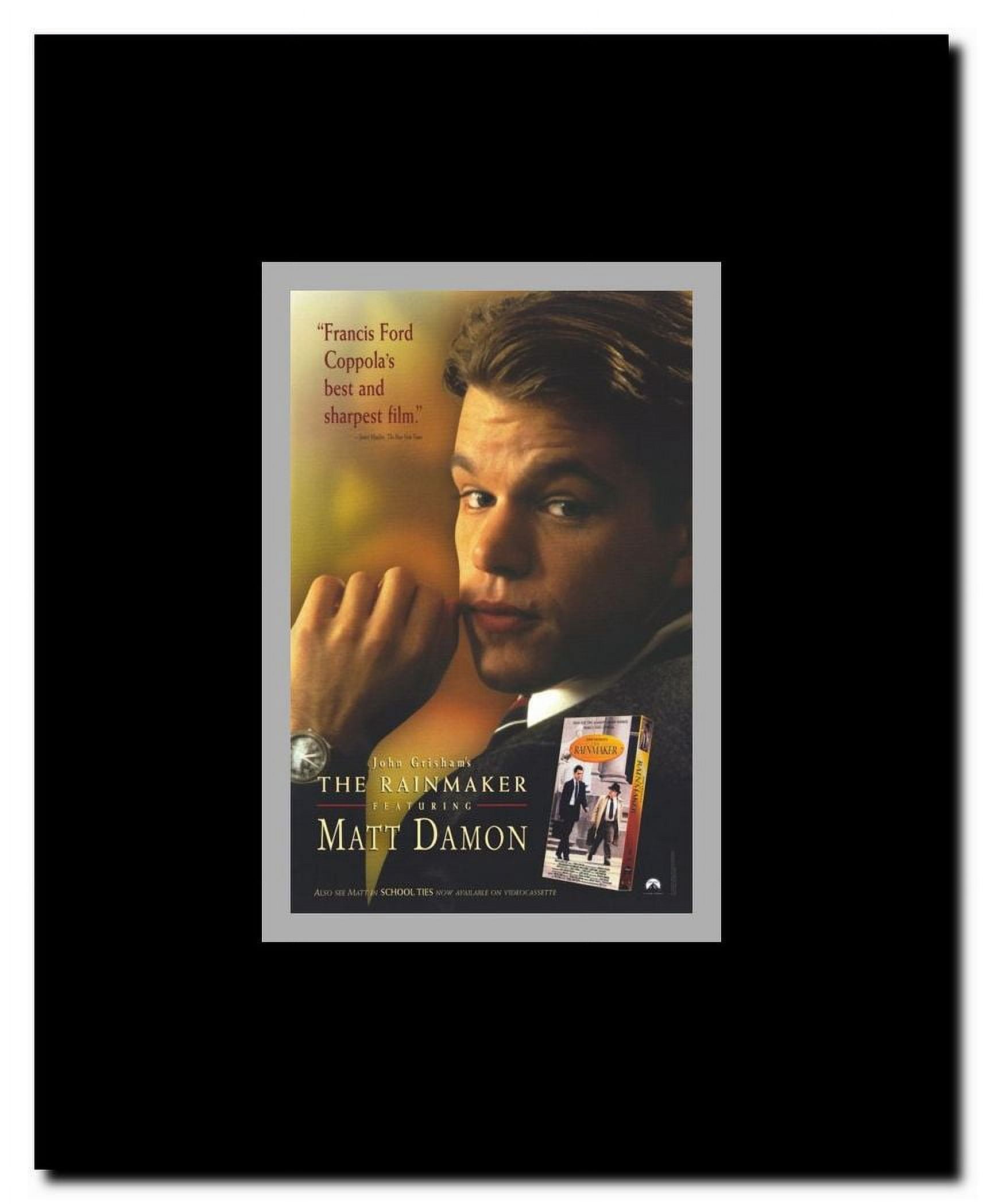 John Grisham's the Rainmaker Framed Movie Poster