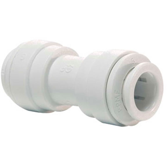 John Guest 3/8'' Polypropylene Tube Union Adapter 10/PK