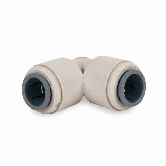 Push-Fit Elbow Fitting, 5/32 in Tube Size, Acetal, Gray, 10 PK PM0304S-PK10