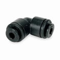 thumbnail image 1 of Push-Fit Elbow Fitting, 1/4 in Tube Size, Acetal, Black, 10 PK PM0306E-PK10, 1 of 1
