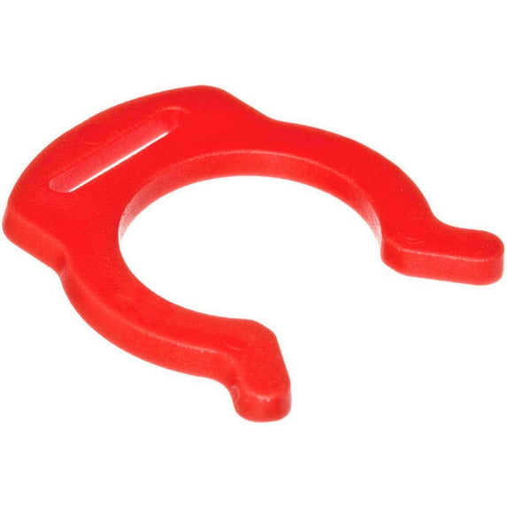 John Guest Acetal Copolymer Tube Fitting, Locking Clip, 1/2" Tube OD (Pack of 100)
