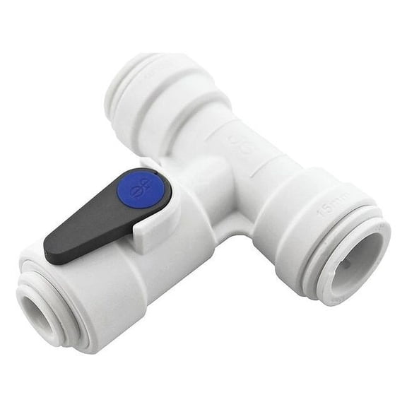 John Guest Angle Supply Stop,Acetal Copolymer,3/8" ASV4