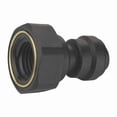 thumbnail image 1 of Push-Fit Adapter Fitting, 1/4 in Tube Size, Polypropylene, Black, 10 PK PP450822E, 1 of 1