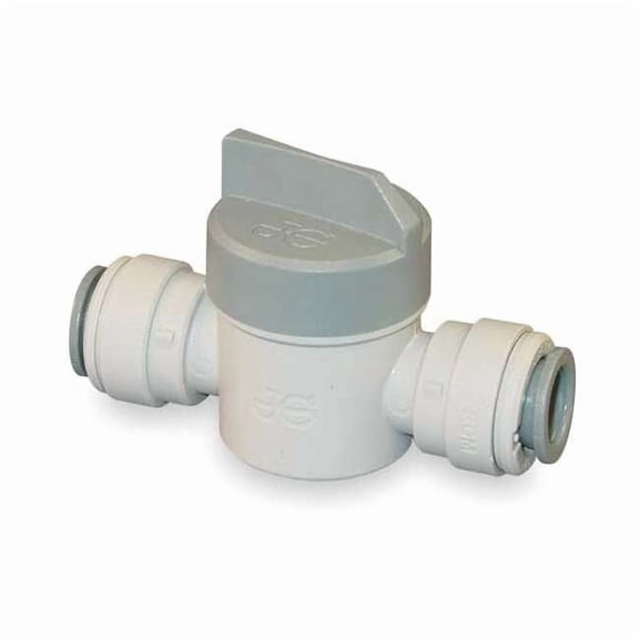 John Guest Multi-Turn Stop,3/8 In PF x 3/8 In PF PISV0412CS