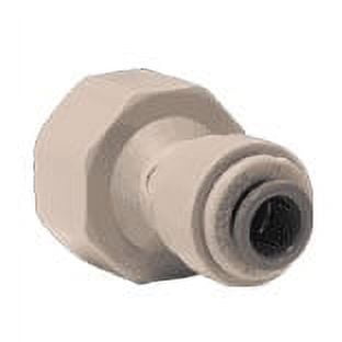 John Guest (PI451215FS) Female Connector 3/8" Tube X 5/8" BSP Gray