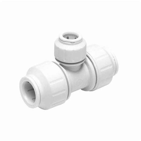 John Guest Tee, Plastic, Push-Fit 3/4", 1/2", 1/2" PEI3028B