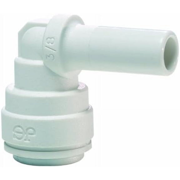 John Guest Speedfit PP221212W 3/8OD Stem - 3/8OD Plug-In Elbow, 10-Pack