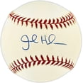 thumbnail image 1 of John Halama Autographed Official AL Baseball Seattle Mariners Boston Red Sox (Smudged) MCS Holo #63683, 1 of 3