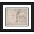 thumbnail image 1 of John Hamilton Mortimer 18x15 Black Ornate Wood Framed Double Matted Museum Art Print Titled - The Reviewers’ Cave (1765), 1 of 5
