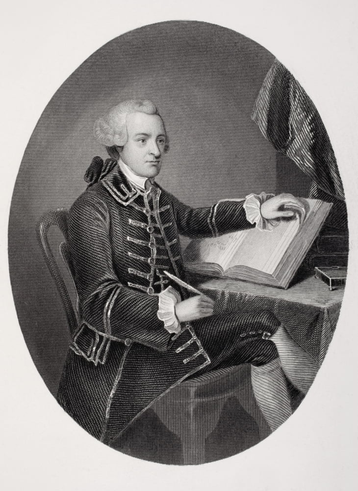 John Hancock 1737-1793 American Revolutionary Leader Signatory Of Declaration Of Independence From A 19Th Century Engraving Canvas Art - Ken Welsh Design Pics (24 x 34)