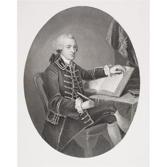 John Hancock 1737 - 1793 American Revolutionary Leader Signatory Of Declaration Of Independence From The Book Gallery O