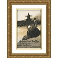 thumbnail image 1 of John Hassall 11x14 Gold Ornate Wood Frame and Double Matted Museum Art Print Titled - Belgian Canal Boat Fund for the Relief of the Civil Population Behind the Firing Lines. Send Them Something (19, 1 of 4